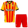 Officiële Voetbalshirt + Korte Broek RC LENS Thuis 2024-25 - Kids